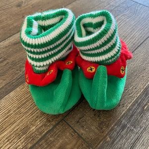 Baby Christmas Elf Slippers